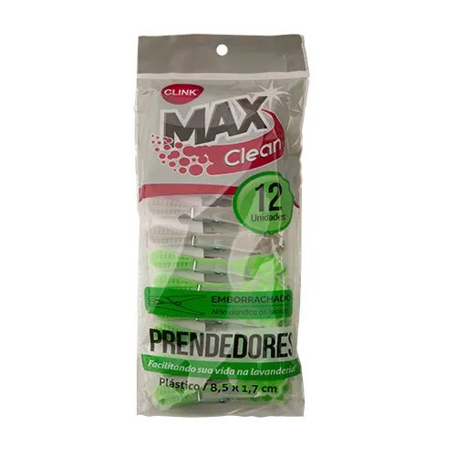 KIT 12 Pçs Pregadores Roupa Plástico PP 8,5 cm x 1,7 cm x 3,5 cm — imagem 3
