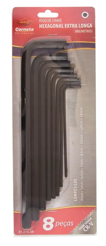 Chave Allen Extra Longa 4-14mm 8 Peças — imagem 3