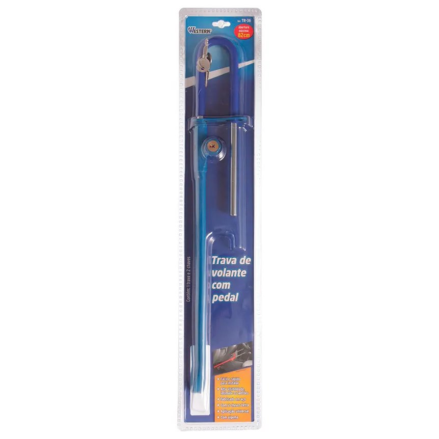 Trava Antifurto Pedal 82cm — imagem 3