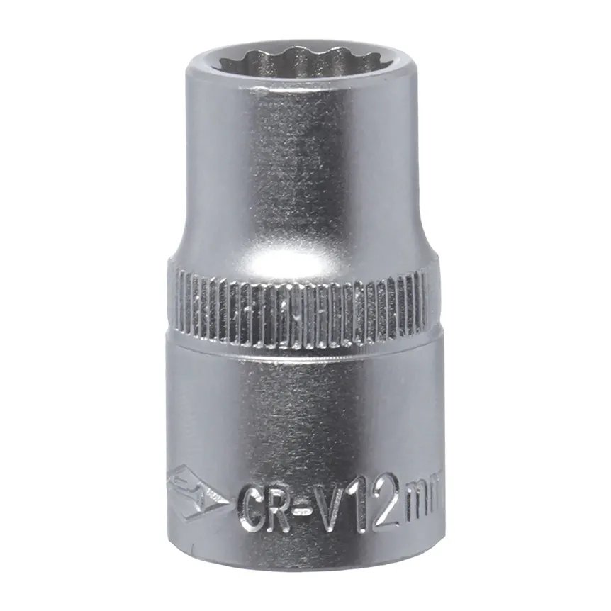 Soquete Estriado Curto 1/2 12mm — imagem 2