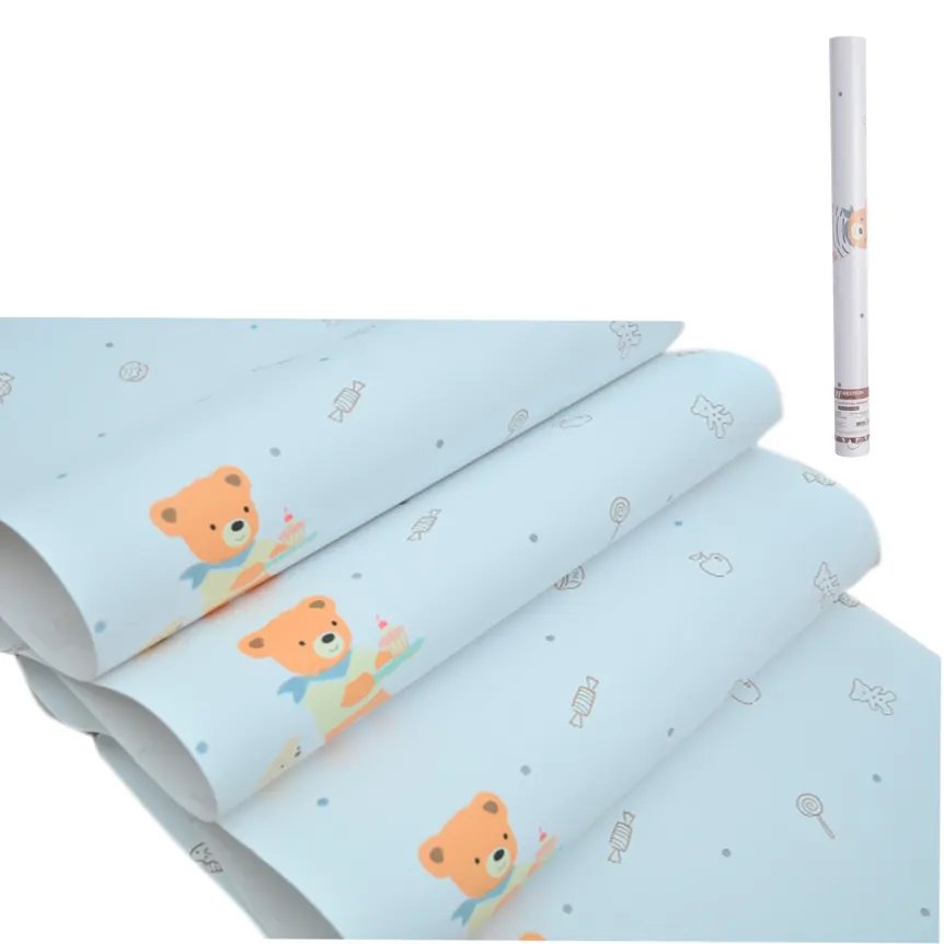 Papel de Parede Estampado Urso 5m x 45cm — imagem 2
