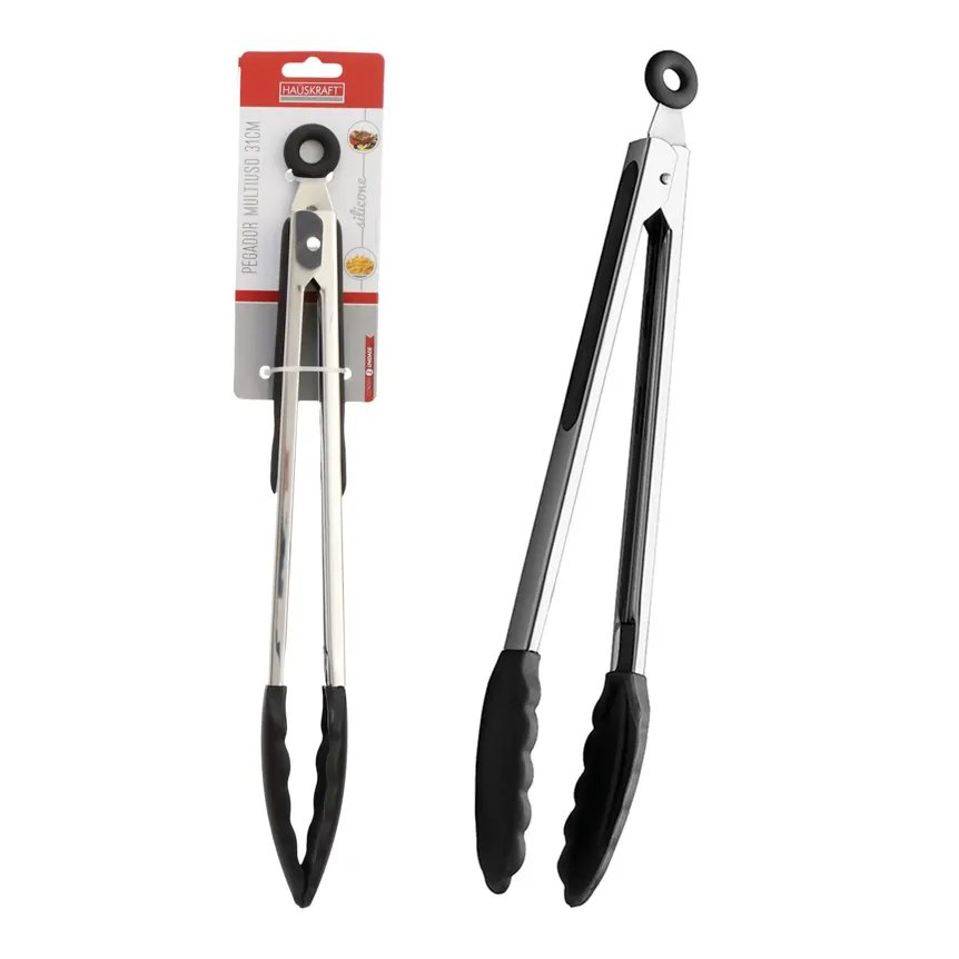 Pegador Multiuso Silicone 34cm Preto — imagem 2