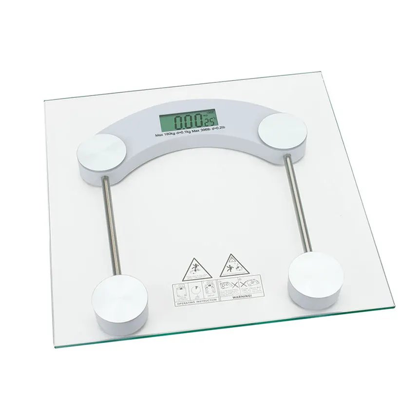 Balança Banheiro Vidro 30cm Transparente — imagem 2