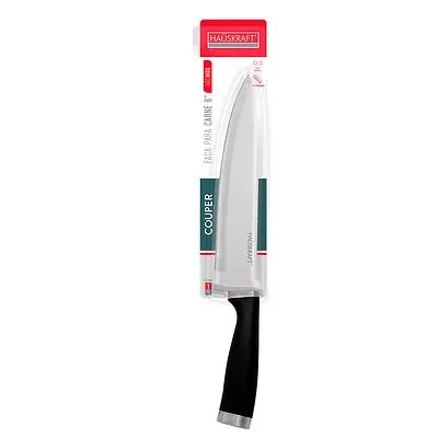Faca Couper Carne 8 Inox Cabo Preto — imagem 2