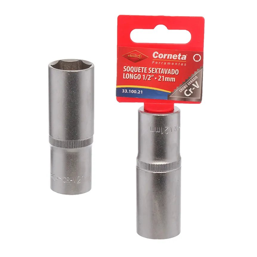 Soquete Sextavado Longo 1/2 21mm — imagem 3