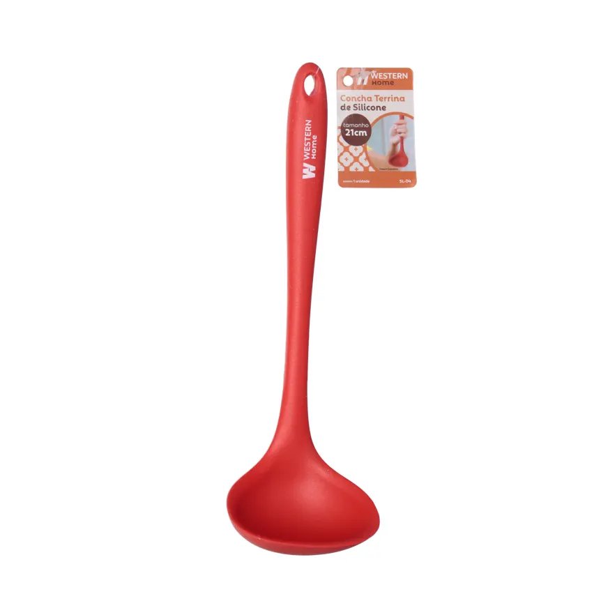 Concha Terrina Silicone Vermelha 21cm — imagem 2
