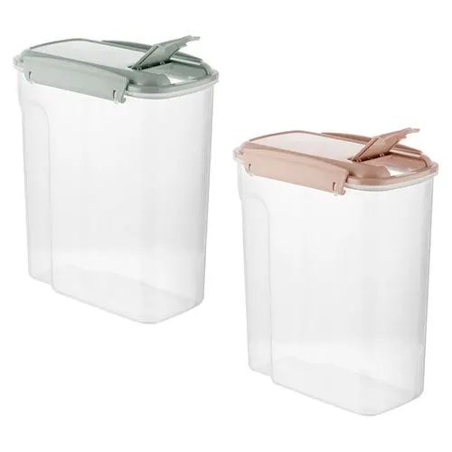 Pote Trava Quadrado Plástico 2,8 L 18,5 cm x 10,5 cm x 22 cm — imagem 3