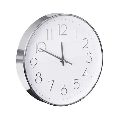 Relógio de Parede Mode Prata 25cm — imagem 2