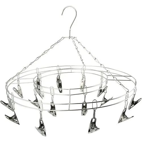 Varal 20 Prendedores Aço INOX 1,5 cm x 35 cm x 35 cm (1 un) — imagem 2