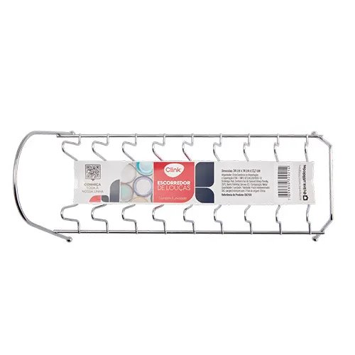 Escorredor Louça Metal 34 cm x 14 cm x 13,7 cm (1 un) — imagem 3