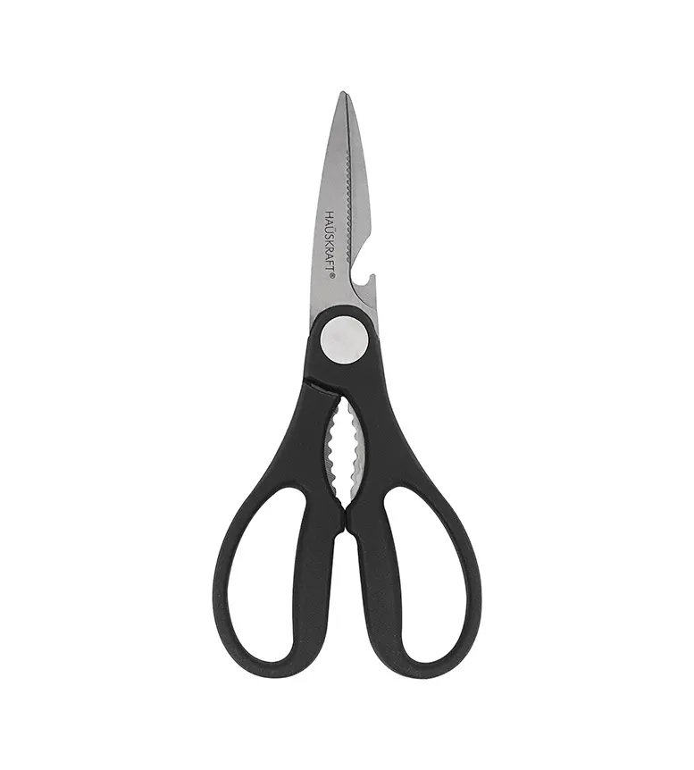 Tesoura Multiuso Inox Preta 8" — imagem 2