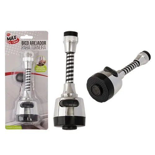Extensor Torneira Arejador Aço INOX e Plástico PP 17 cm x 5 cm — imagem 3
