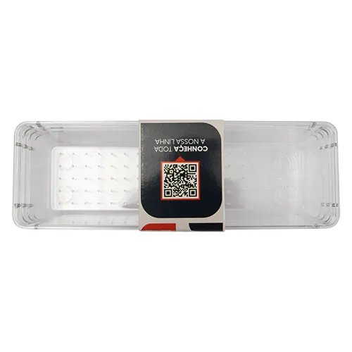KIT 3 Organizadores Multiuso Plástico PET 23 cm x 7,5 cm x 5 cm — imagem 2