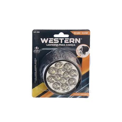 Lanterna Cabeça 12LED 3xAA Western — imagem 4