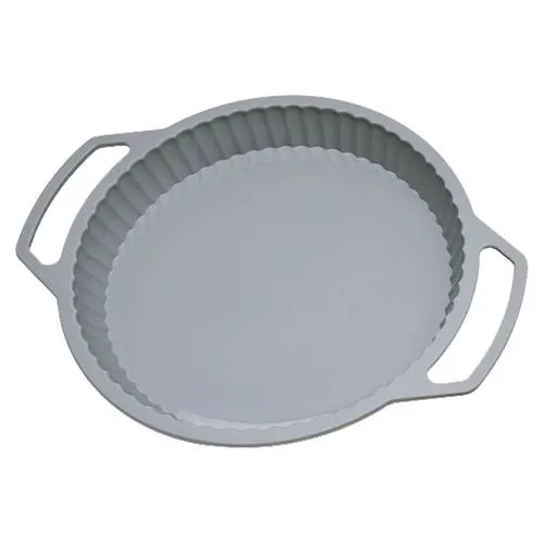 Forma Pegador Redonda Silicone e Aço INOX 30,8 cm x 24,2 cm x 4,4 cm — imagem 2