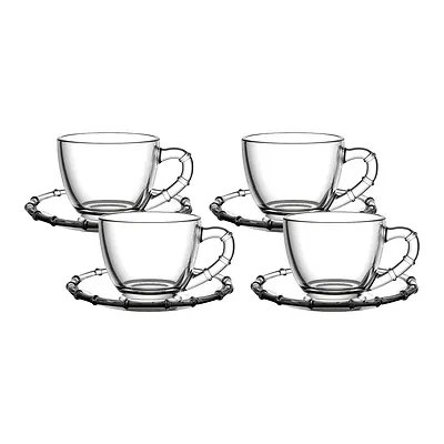 Xícara de Café Bambu Transparente 100ml 4 Peças — imagem 3