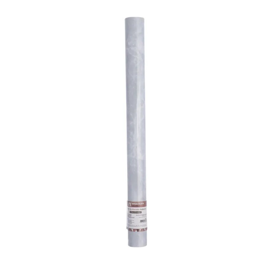 Papel de Parede Cinza Rajado 5m x 45cm — imagem 3