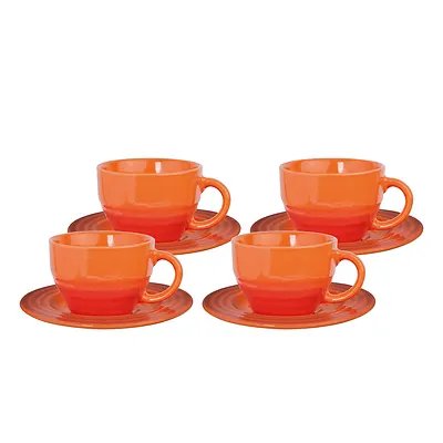 Xícara de Chá Le Chef Laranja 160ml 4 Peças — imagem 4