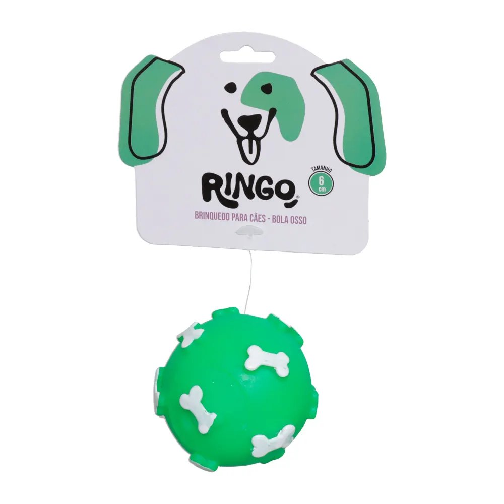 Brinquedo para Cão Bola Osso 6cm — imagem 2