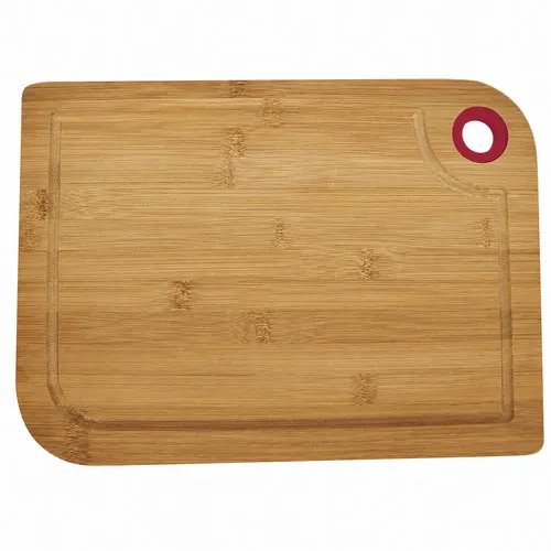 Tábua Bambu com Alça Silicone 37,5 cm x 27 cm x 1,5 cm (1 un) — imagem 3