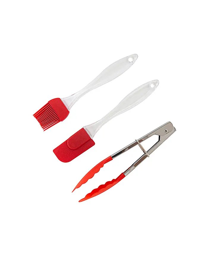 Kit Culinário Vermelho 3 Peças — imagem 2