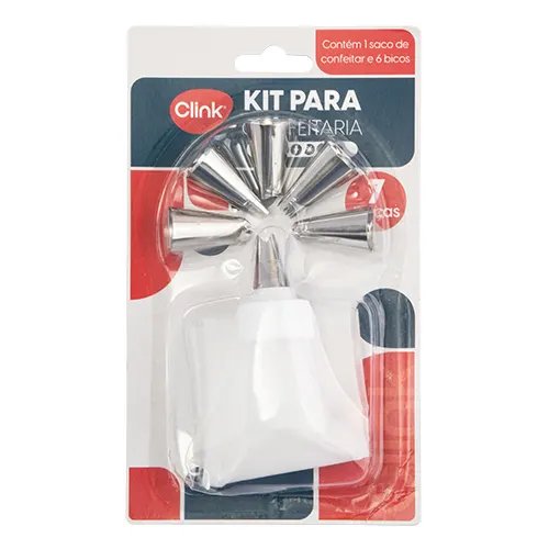 KIT Confeiteiro 6 Bicos INOX PVC — imagem 3