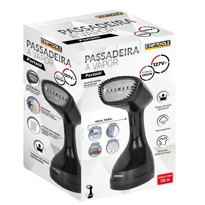 Vaporizador E Ferro de Passar Portátil 127V 1200W — imagem 2