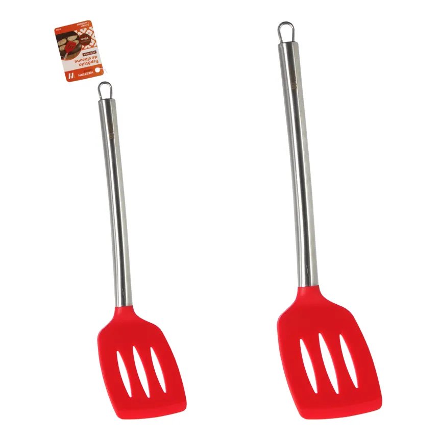 Espátula Vermelha Cabo Inox 35cm — imagem 4