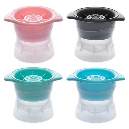 Forma Gelo Redondo Plástico PP e Tpr 11 cm x 8,7 cm x 8 cm — imagem 2