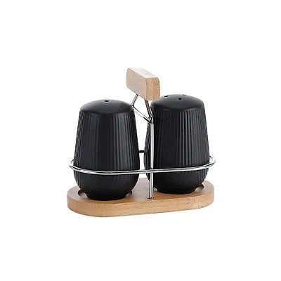 Saleiro/Pimenteiro Oásis Preto 90ml 3 Peças — imagem 2