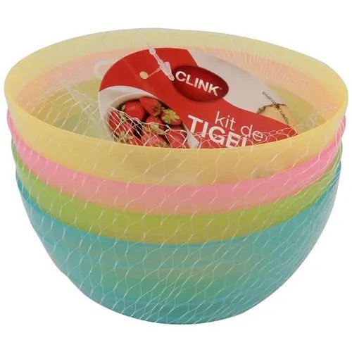 Conjunto 4 Bowls Plástico 340 ml 12 cm x 5 cm — imagem 2