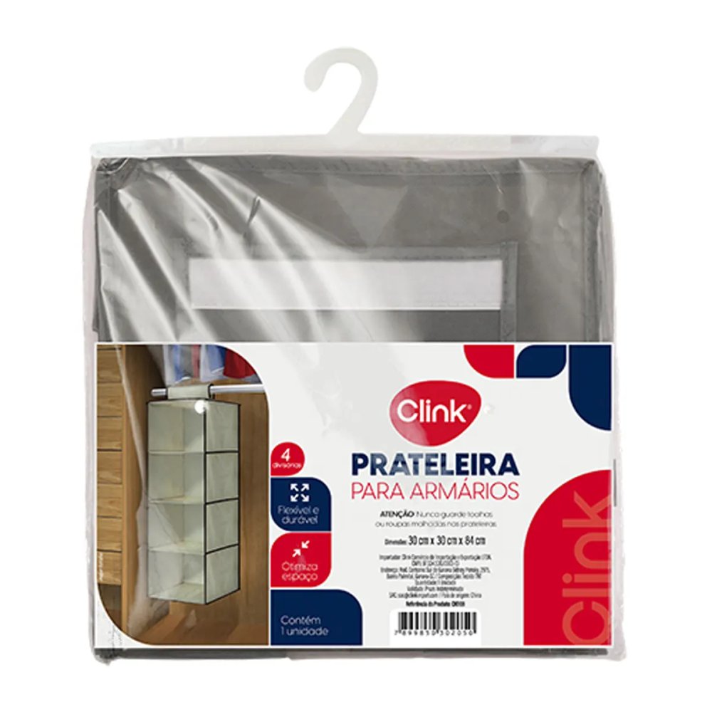 Prateleira Dobrável 4 Divisórias 30 cm x 30 cm x 84 cm — imagem 3