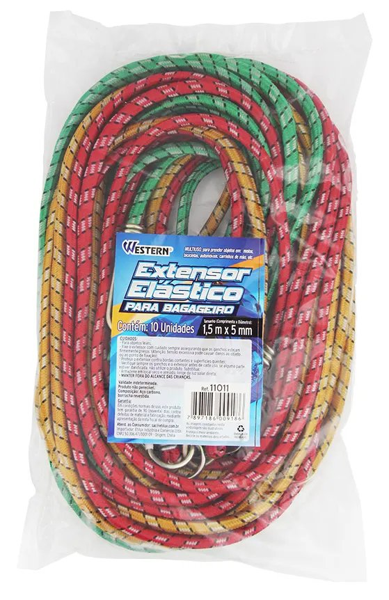 Jogo 10 Extensores Bagage 1,5m — imagem 2