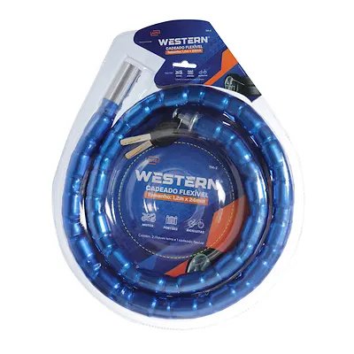 Cadeado Flexível 1,2m Western — imagem 4