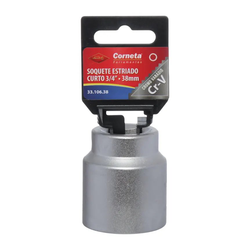 Soquete Estriado Curto 3/4 38mm — imagem 3