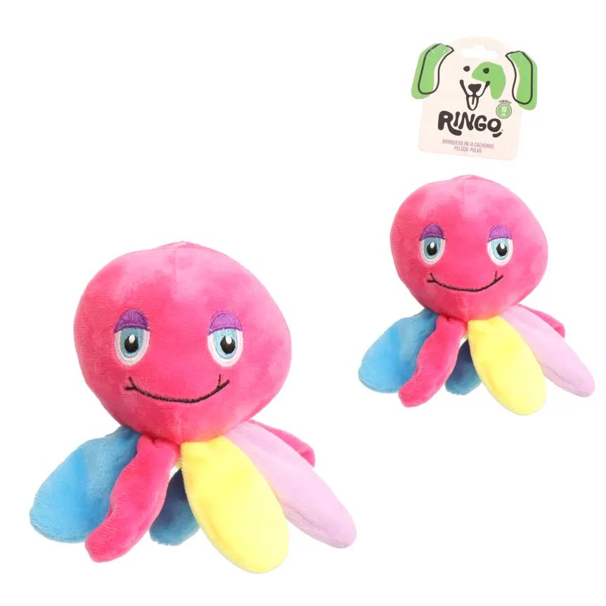 Brinquedo para Cão Pelúcia Polvo Color — imagem 2