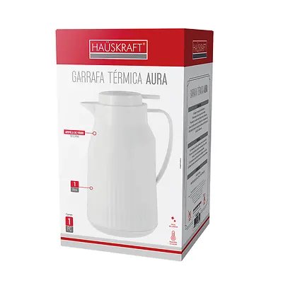 Garrafa Térmica Aura Branca 1L — imagem 2