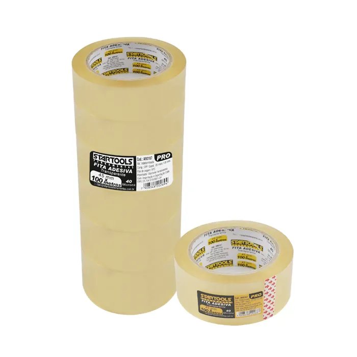 Fita Adesiva Transparente 100 Metros X 45mm 40 Microns — imagem 2
