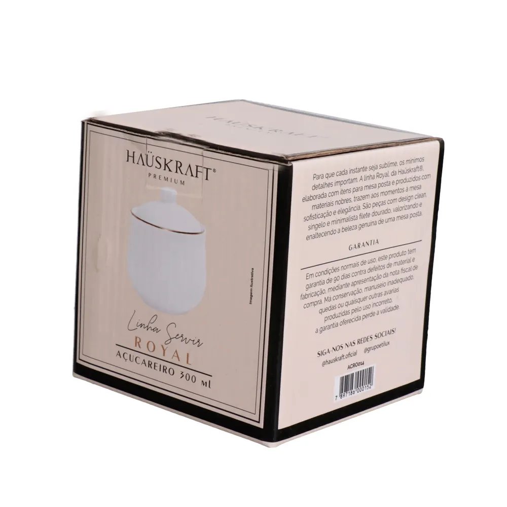 Açucareiro Roya Branco 300ml — imagem 3