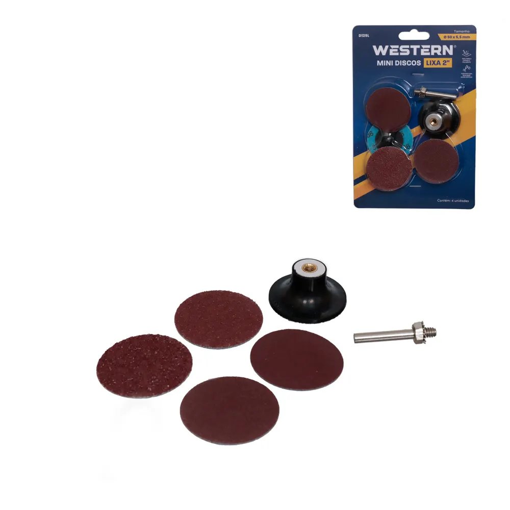 Mini Discos Lixa 2" — imagem 2