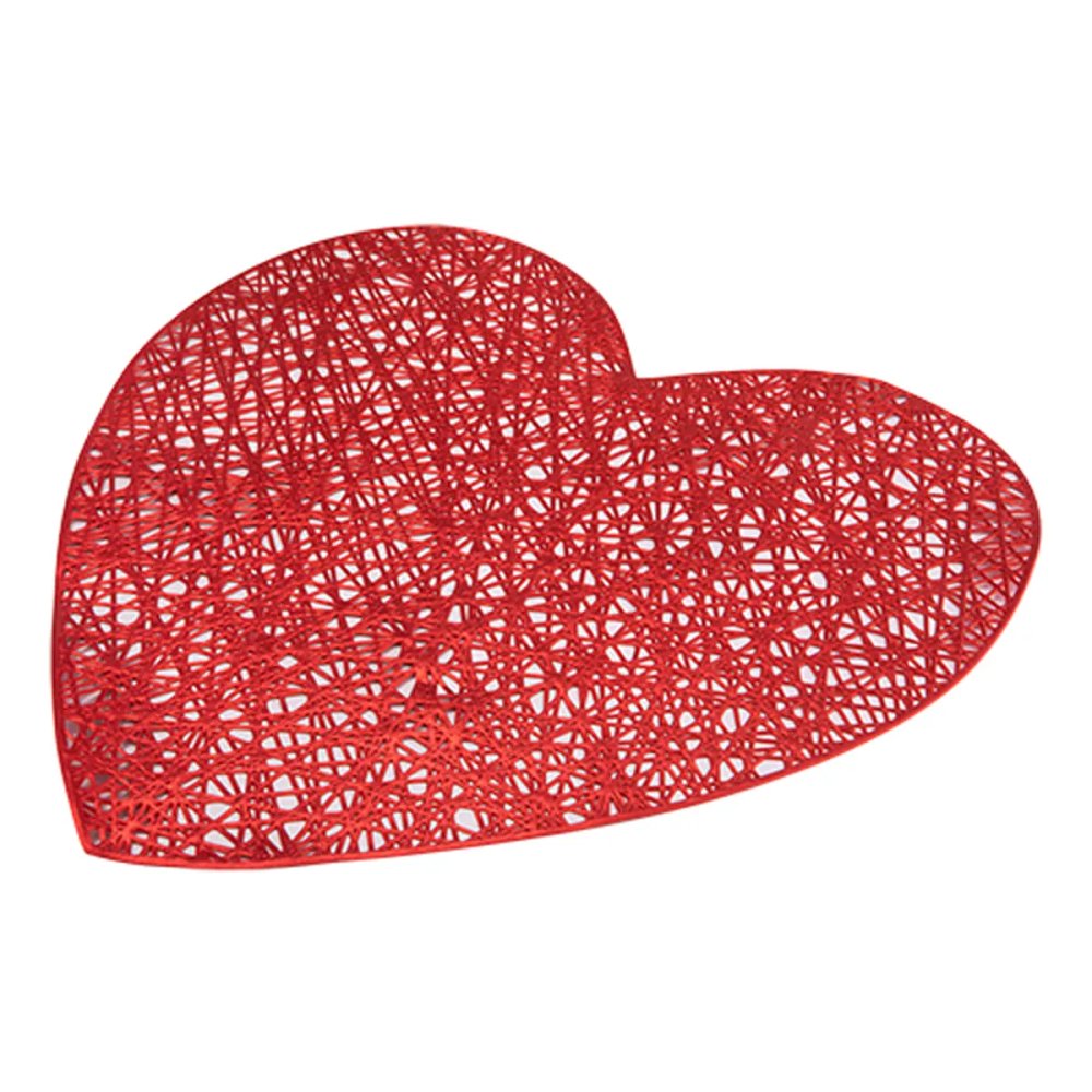Jogo Americano Coracão Plástico PVC 38 cm x 37 cm — imagem 2
