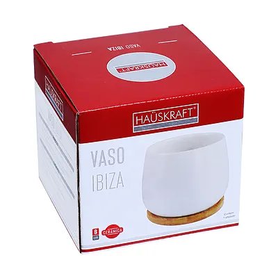 Vaso Ibiza Branco 8cm — imagem 2