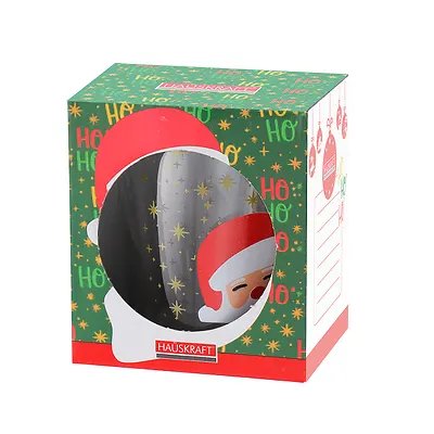Caneca Vidro Papai Noel 350ml — imagem 3
