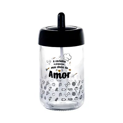 Porta-Condimentos Vidro Amor 300ml — imagem 2