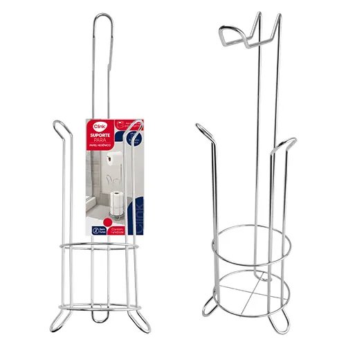 Suporte Papel Higiênico Metal 51 cm x 14 cm (1 un) — imagem 2