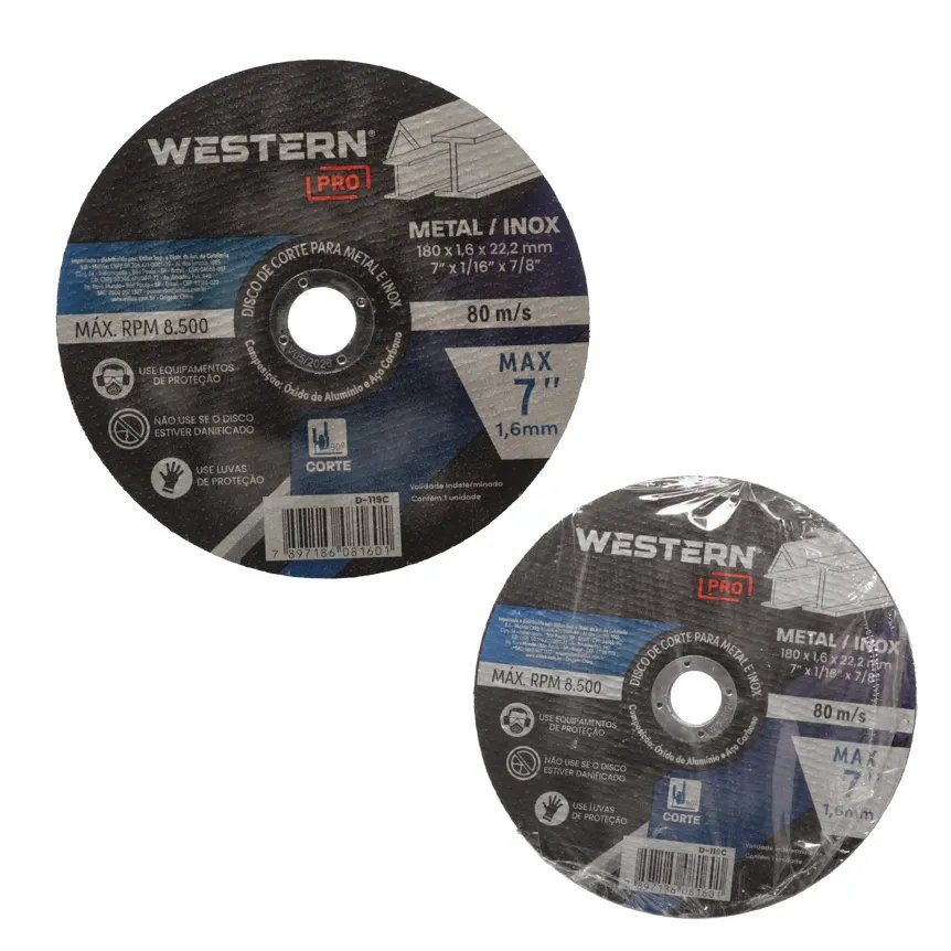 Disco Corte Max 180x1,6x22,2mm — imagem 3