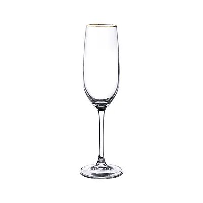 Taça Champagne Cristal Gal Grande 200ml 6 Peças — imagem 4