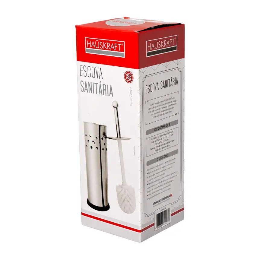 Escova Sanitária Inox Prata — imagem 2