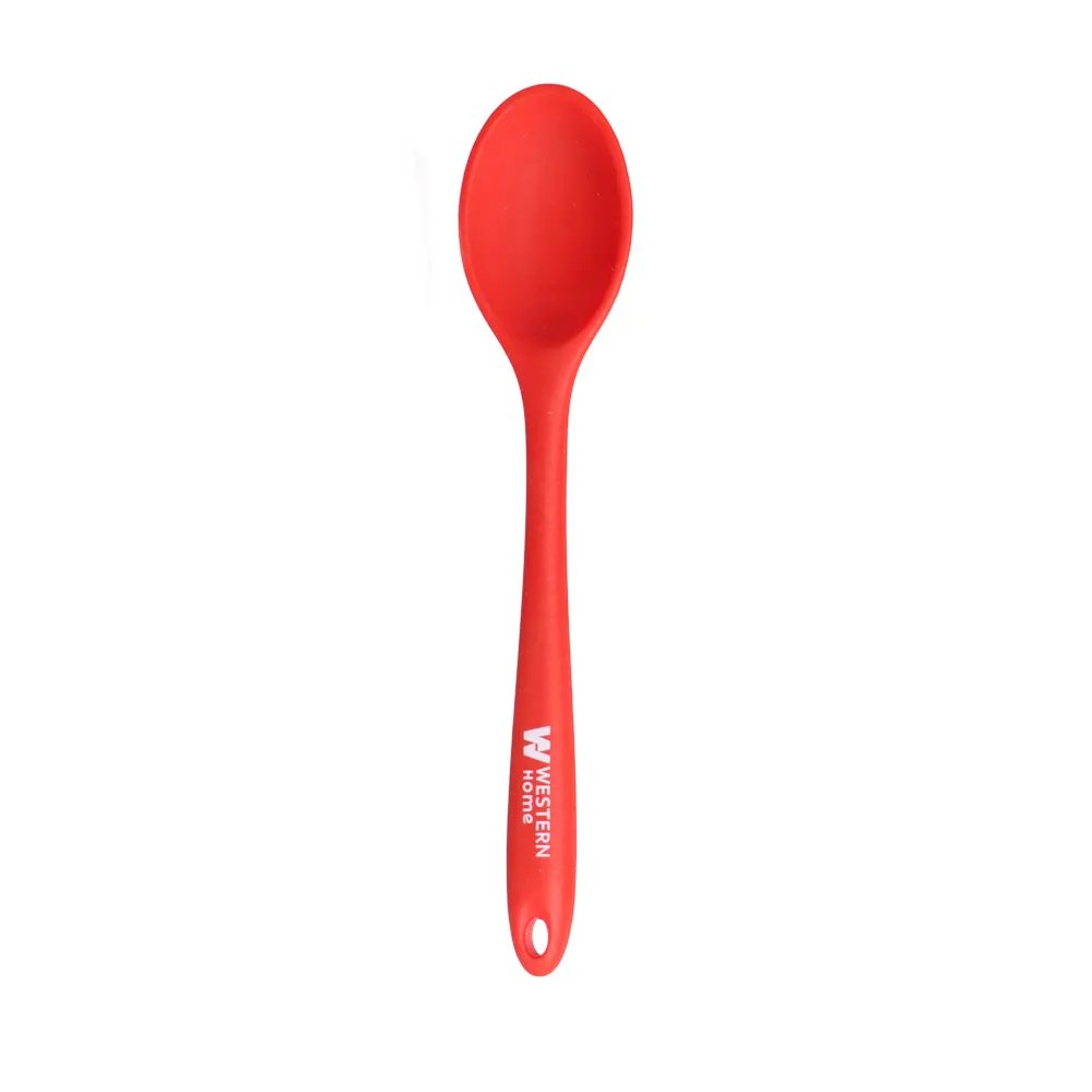 Colher Funda Silicone Vermelha 20cm — imagem 2
