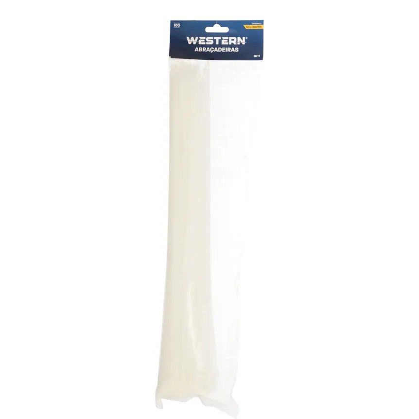 Jogo com 100 Abraçadeiras Branco 4,6 x 400mm — imagem 2